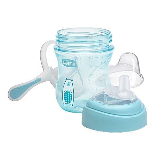 Buy Chicco Baby Water/Milk/Juice Sipper Cup Light Blue, 4+ Online at Best Price of Rs 699