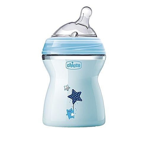Chicco Baby Feeding Bottle - Blue, 2m+, 250 ml