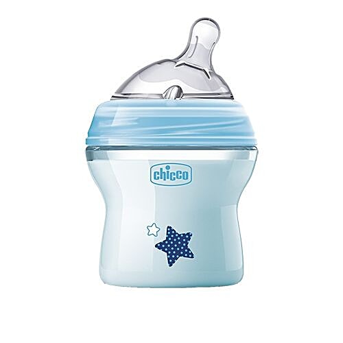Chicco Feeding Bottle - Natural Feeling, Blue, 0m+, 150 ml  