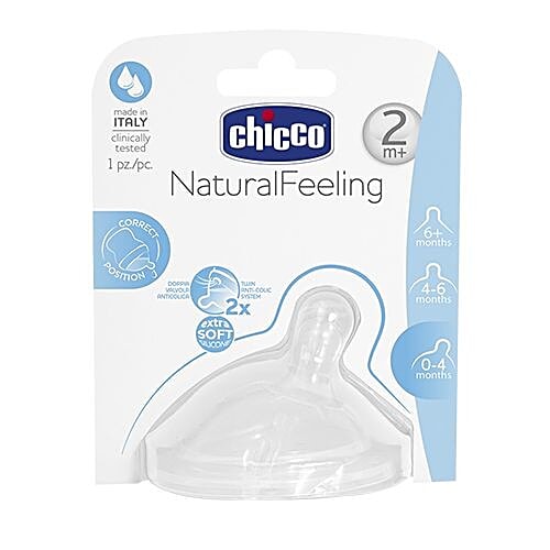 Chicco Baby Bottle Teat Medium Flow - 2m+, 1 pc  