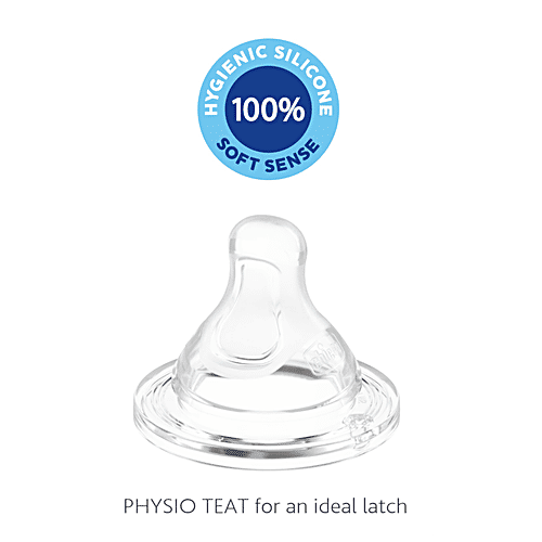 Chicco Baby Feeding Bottle Teat - 0m+, 2 pcs  