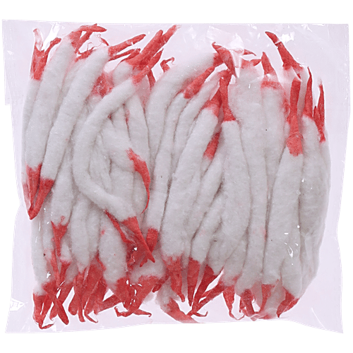 Mangal Bhavan Rui Batti - Long, 50 pcs For Lighting Diyas