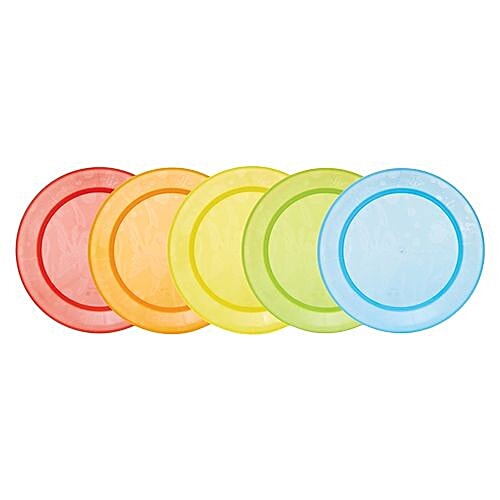 Munchkin Multicolour Plates For Kids, 5 pcs