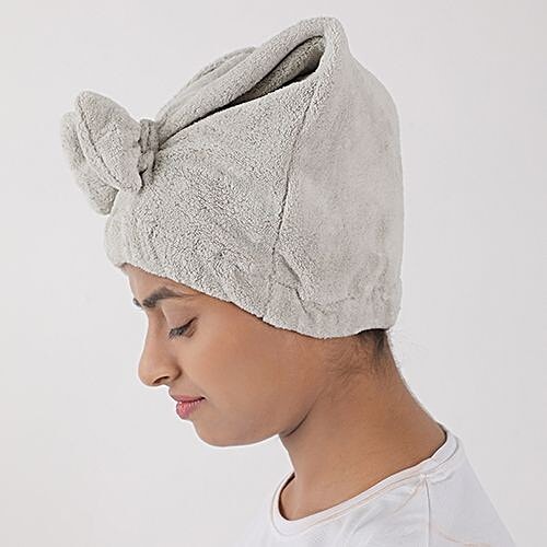 bb home Spa Bath Shower Face Head/Hair Cap - Grey, Bh-024 Gry, 1 pc  
