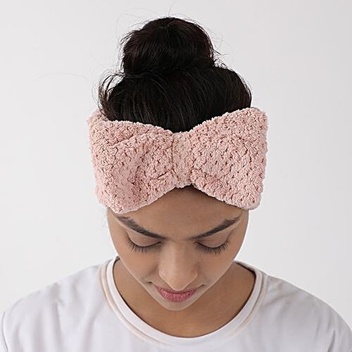 bb home Spa Bath Shower Bow Head/Hair Band - Brown, 1 pc  