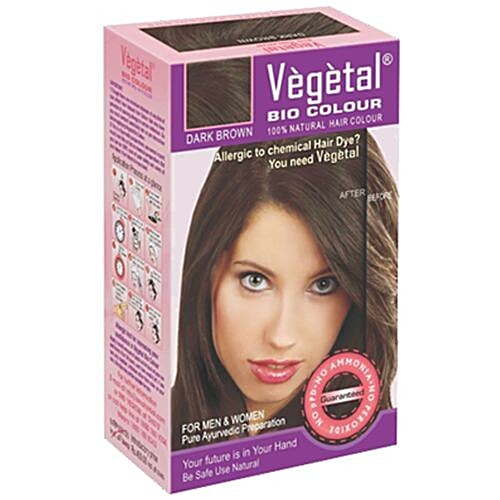 Vegetal Bio Colour, 150 g Dark Brown No Ammonia, PPD & Peroxide