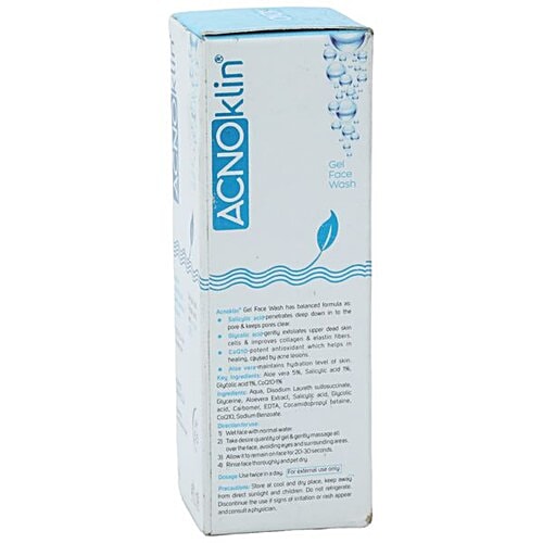 acnoklin ds face wash