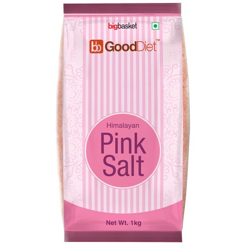 GoodDiet Himalayan Pink Rock Salt/Uppu Powder, 1 kg  