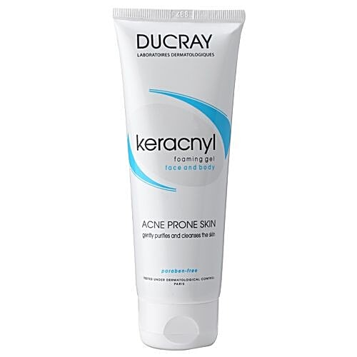 Buy Ducray Keracnyl Face & Body Foaming Gel Acne Prone Skin, Paraben