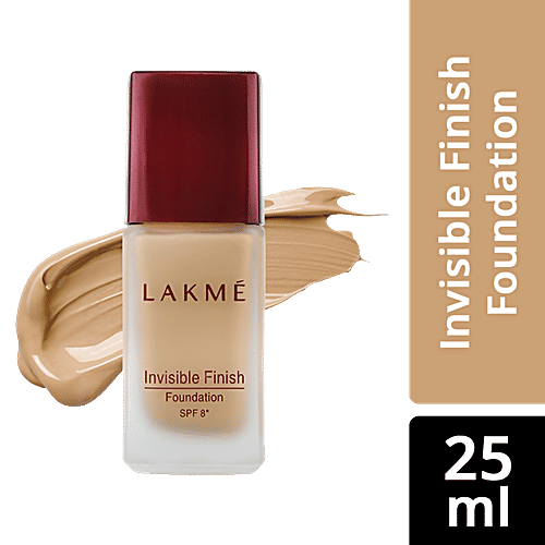 Lakme Invisible Finish SPF 8 Foundation, 25 ml Shade 04 