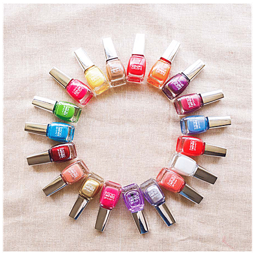 Lakme True Wear Color Crush Nail Colour, 9 ml Shade 14 Chip Resistant