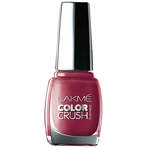 Lakme True Wear Color Crush Nail Color, 9 ml Reds 22 