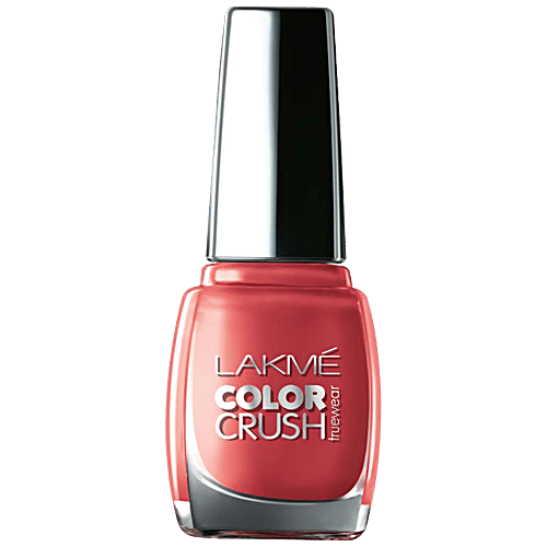 Lakme True Wear Color Crush Nail Color, 9 ml Pinks 23 