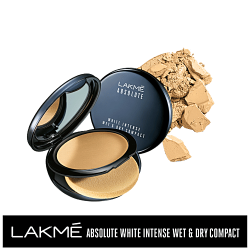 Lakme Absolute White Intense Wet & Dry Compact, 9 g Ivory Fair 01 