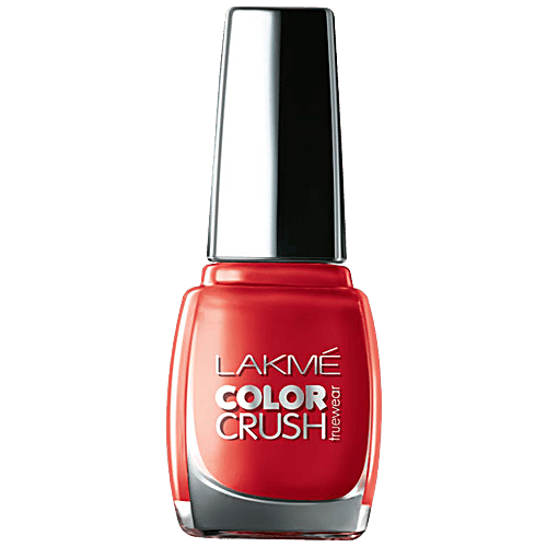 Lakme True Wear Color Crush Nail Color, 9 ml Reds 31 