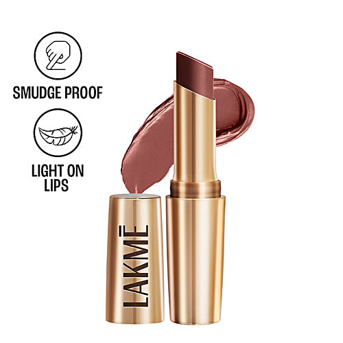 Lakme Primer + Matte Lipstick, 3.6 g Coffee Command MB5 