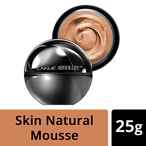 Lakme Absolute Skin Natural Mousse, 25 g Almond Honey 06 
