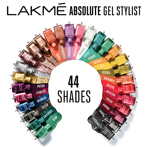 Lakme Absolute Gel Stylist Nail Color, 12 ml Coral Rush 