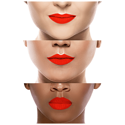 Lakme 9 to 5 Primer + Matte Lip Color, 3.6 g Orange Edge MR8 