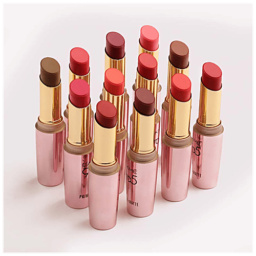 Lakme 9 to 5 Primer + Matte Lip Color, 3.6 g Plum Pick MP18 