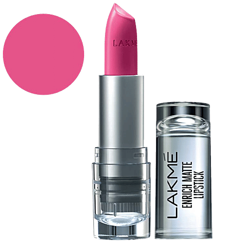 Lakme Enrich Matte Lipstick, 4.7 g Shade PM13 