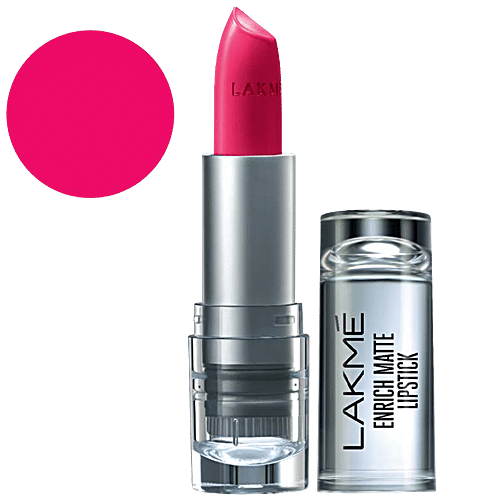 Lakme Enrich Matte Lipstick, 4.7 g Shade PM15 