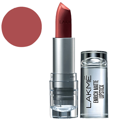 Lakme Enrich Matte Lipstick, 4.7 g Shade RM15 