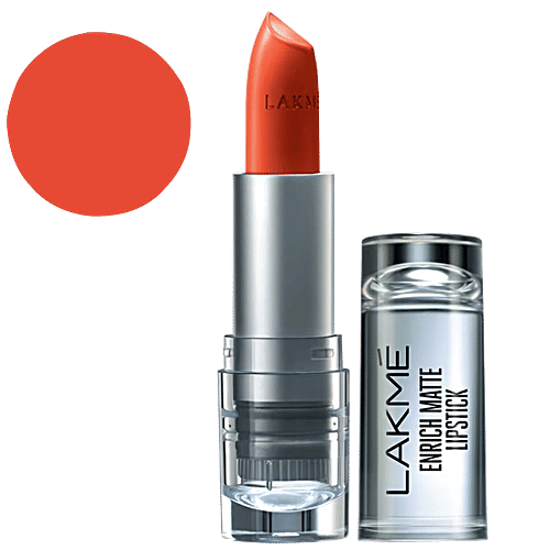 Lakme Enrich Matte Lipstick, 4.7 g Shade OM10 