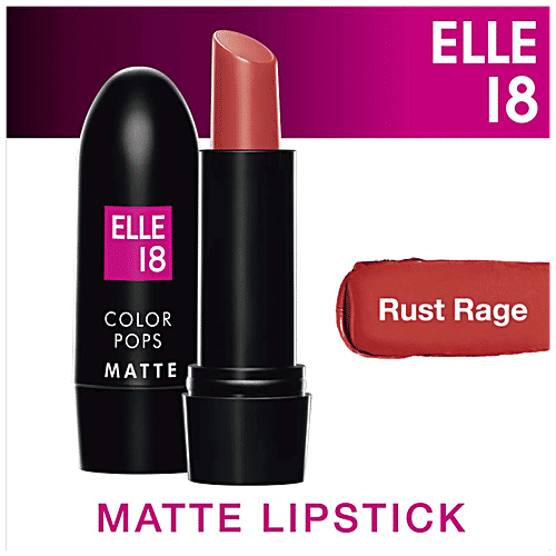 Elle 18 Color Pop Matte Lip Colour, 4.3 g Rust Rag 
