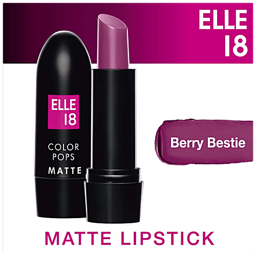 Elle 18 Color Pop Matte Lip Colour, 4.3 g Berry Bestie 