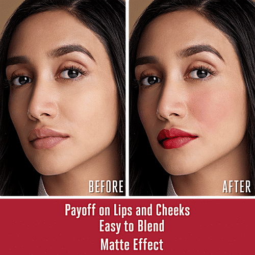 Lakme 9 To 5 Weightless Mousse Lip & Cheek Colour, 9 g Crimson Silk 