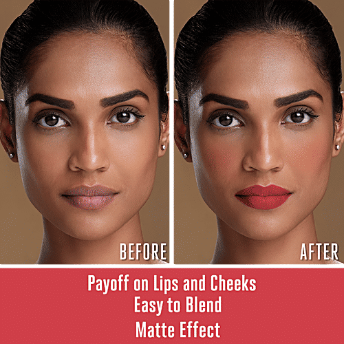 Lakme 9 To 5 Weightless Mousse Lip & Cheek Colour, 9 g Crimson Silk 