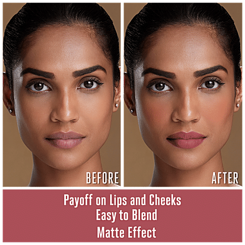 Lakme 9 To 5 Weightless Mousse Lip & Cheek Colour, 9 g Rose Touch 