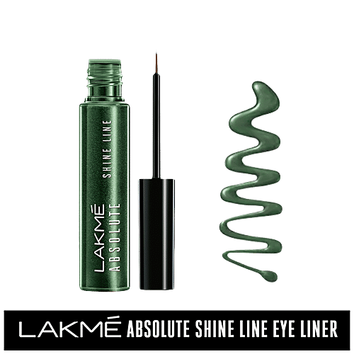 Lakme Absolute Shine Line Eye Liner, 4.5 ml Sparkling Olive 
