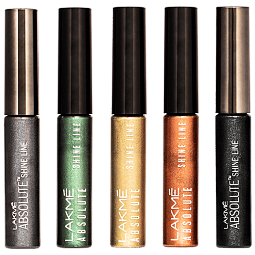 Lakme Absolute Shine Line Eye Liner, 4.5 ml Sparkling Olive 
