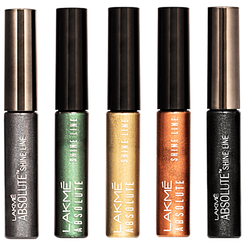 Lakme Absolute Shine Line Eye Liner, 4.5 ml Liquid Gold 