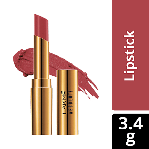 Lakme Absolute Argan Oil Lip Colour, 3.4 g Smooth Merlot 