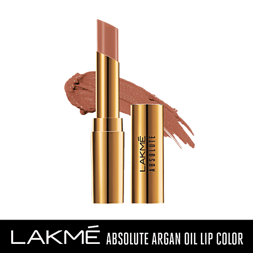 Lakme Lakme Absolute Argan Oil Lip Colour, 3.4 g Buttery Caramel 
