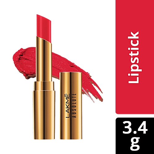 Lakme Lakme Absolute Argan Oil Lip Colour, 3.4 g Drenched Red 