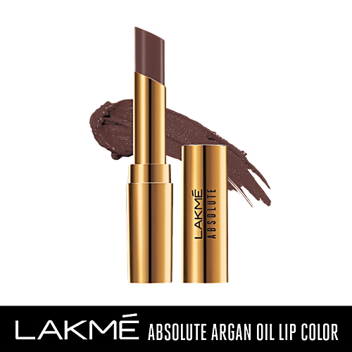 Lakme Lakme Absolute Argan Oil Lip Colour, 3.4 g Deep Brown 