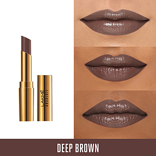 Lakme Lakme Absolute Argan Oil Lip Colour, 3.4 g Deep Brown 