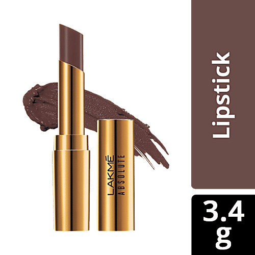 Lakme Lakme Absolute Argan Oil Lip Colour, 3.4 g Deep Brown 