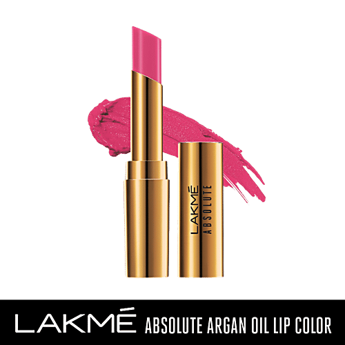 Lakme Lakme Absolute Argan Oil Lip Colour, 3.4 g Lush Rose 