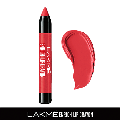 Lakme Enrich Lip Crayon, 2.2 g Berry Red 