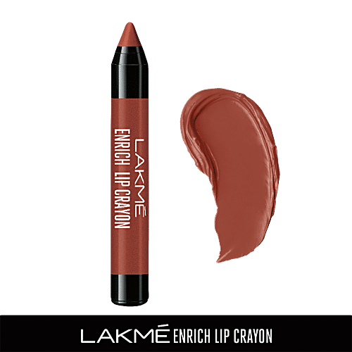 Lakme Enrich Lip Crayon, 2.2 g Cinnamon Brown