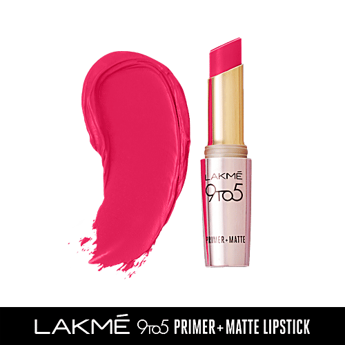 Lakme 9 To 5 Primer + Matte Lip Colour, 3.6 g Ruby Rush MR20 