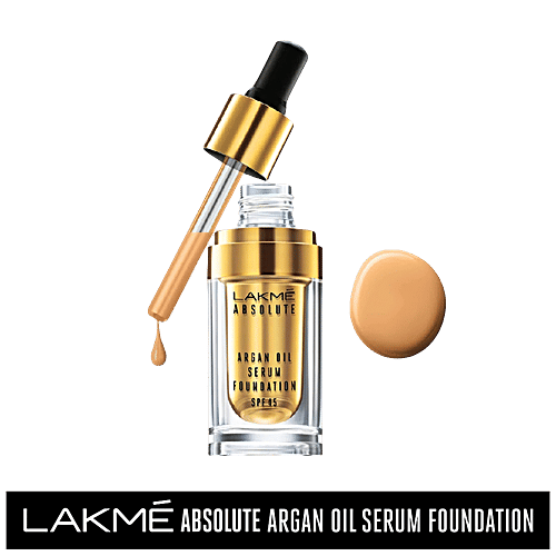 Lakme Absolute Argan Oil Serum Foundation With SPF 45, 15 ml Ivory Cream