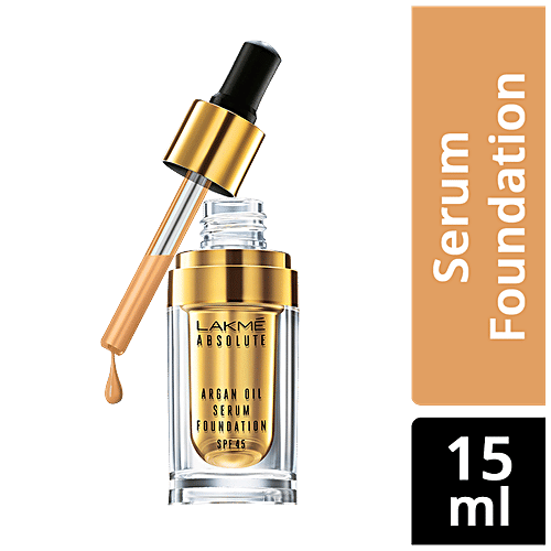 Buy Lakme Absolute Argan Oil Serum Foundation With SPF 45 Online at