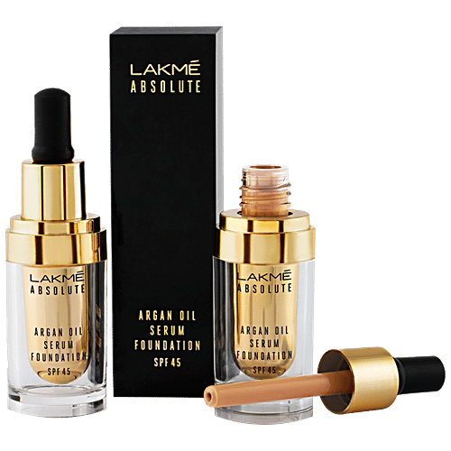 Buy Lakme Absolute Argan Oil Serum Foundation With SPF 45 Online at