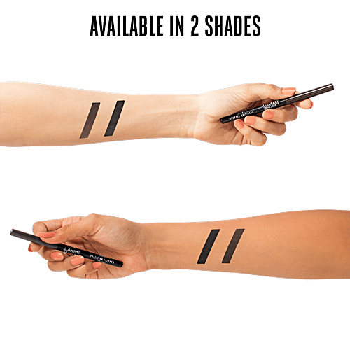 Lakme Absolute Precision Eye Artist Eyebrow Pencil, 0.35 g Natural Black Transfer Proof & Waterproof